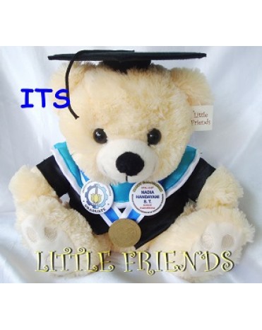 Boneka Wisuda Institut Teknologi Sepuluh Nopember - TI (30 cm)